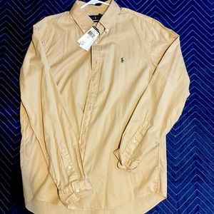 Mens Ralph Lauren polo long sleeve shirt size Large